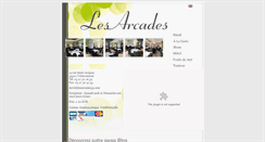 Desktop Screenshot of lesarcadesvalenciennes.fr